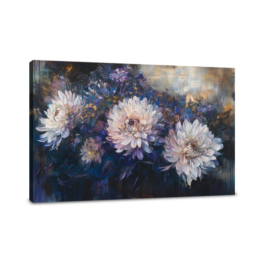 Chrysanthemum Reflection Canvas - Main Image
