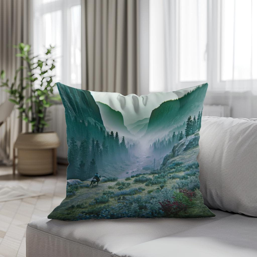 Mystic Pass Cotton Cushion - Secondary Image 4