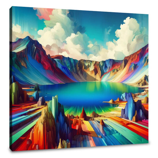 Surreal Crater Canvas - Main Image