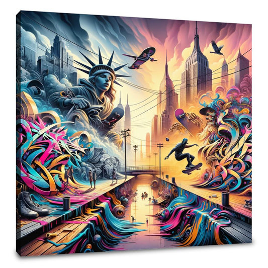 Street Art: Graffiti, Skate, Murals Poster - Main Image