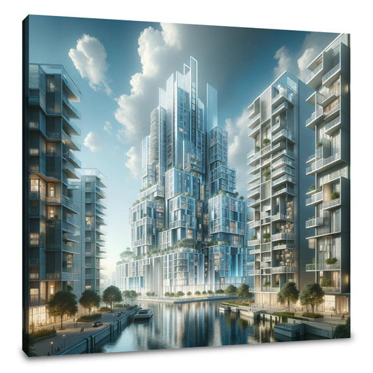 Future Skyline Canvas - Main Image