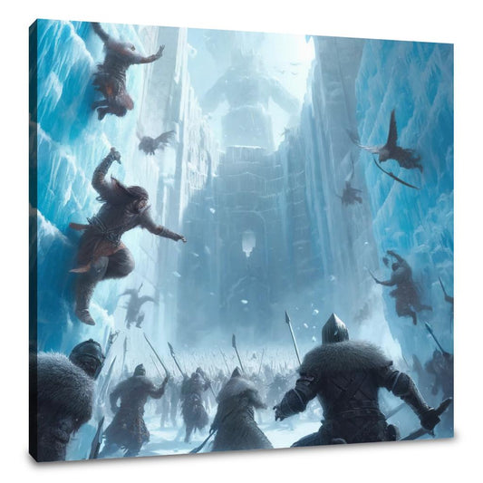 Siege of the Ice Fortress Canvas - Main Image