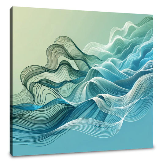 Ocean Waves Canvas - Main Image