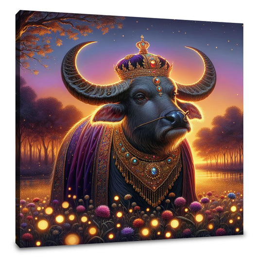 Regal Buffalo Twilight Canvas - Main Image