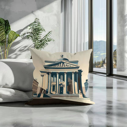 Cambridge Fitzwilliam Modernist Muse Cotton Cushion - Secondary Image 3