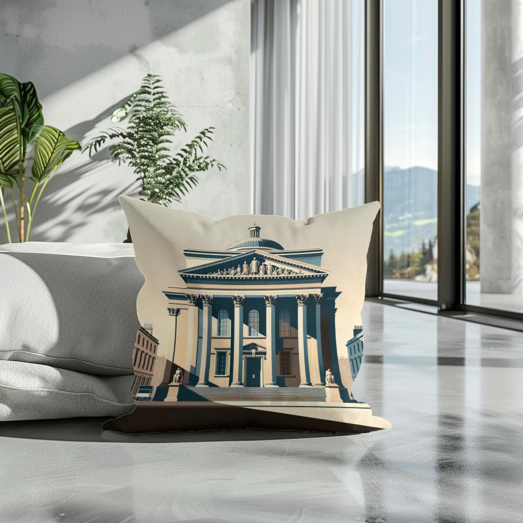 Cambridge Fitzwilliam Modernist Muse Cotton Cushion - Secondary Image 3
