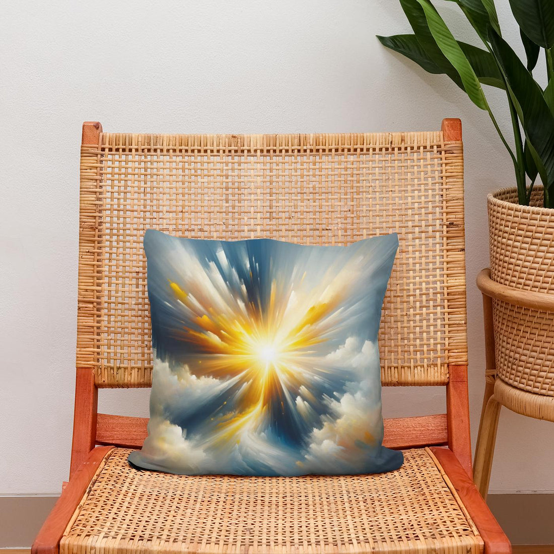 Hope Illuminated Cotton Pillow - Secondary Image 2