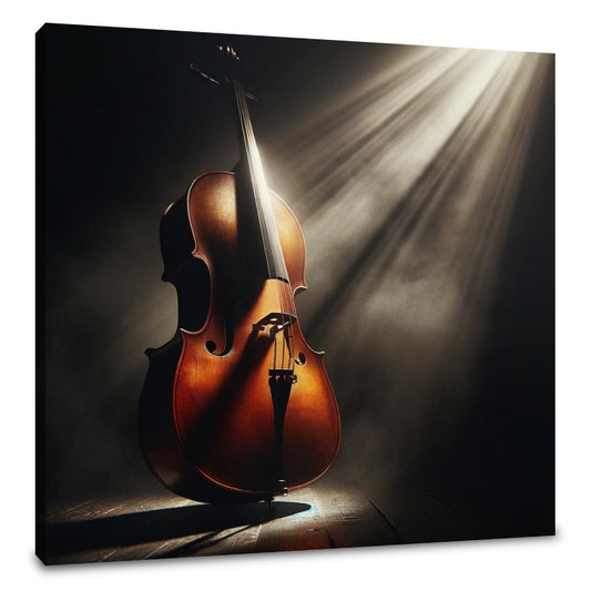 Cello's Shadow Canvas - Main Image