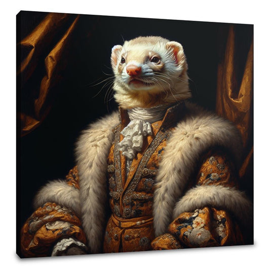 Regal Ferret Twilight Canvas - Main Image