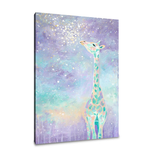 Giraffe Starry Dreams Canvas - Main Image