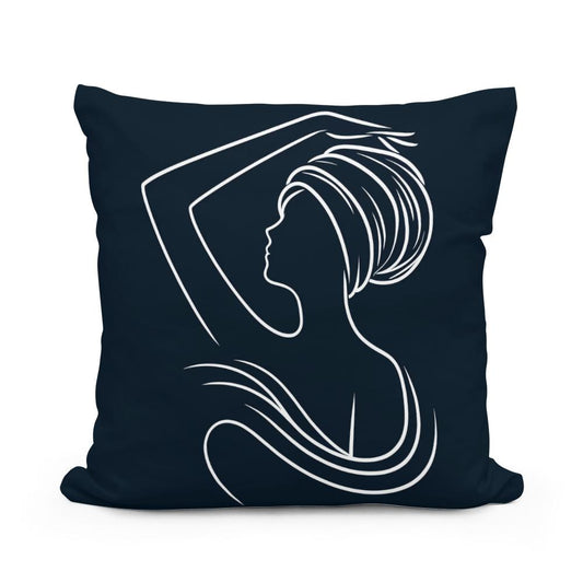 Towel Turban Grace Cotton Cushion - Main Image
