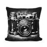 Golden Era: Vintage Camera Cotton Cushion - Main Image