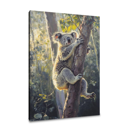 Koala in Eucalyptus Canvas - Main Image