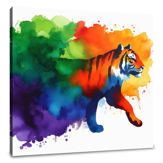 Contrasting Wilderness Tiger Canvas - Main Image