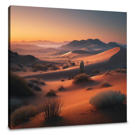 Dawn Desert Elegance Canvas - Main Image