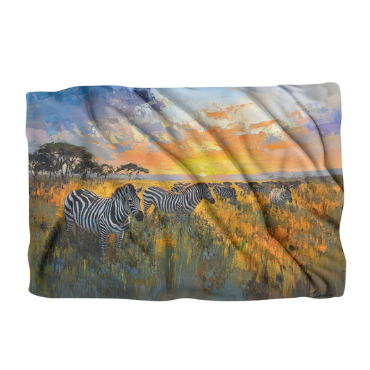 Sunset Stripes Blanket - Main Image