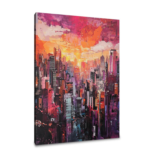 Urban Kaleidoscope Canvas - Main Image