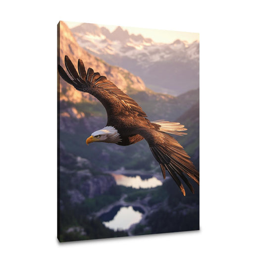 Majestic Eagle Dawn Canvas - Main Image