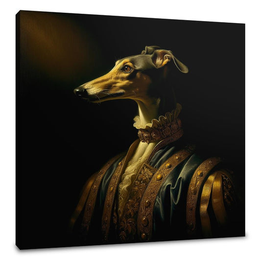 Royal Greyhound Reverie Canvas - Main Image