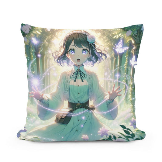 Mystic Forest Awakening Cotton Cushion - Main Image