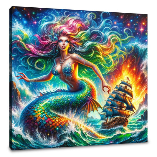 Siren's Call Mermaid Canvas - Main Image