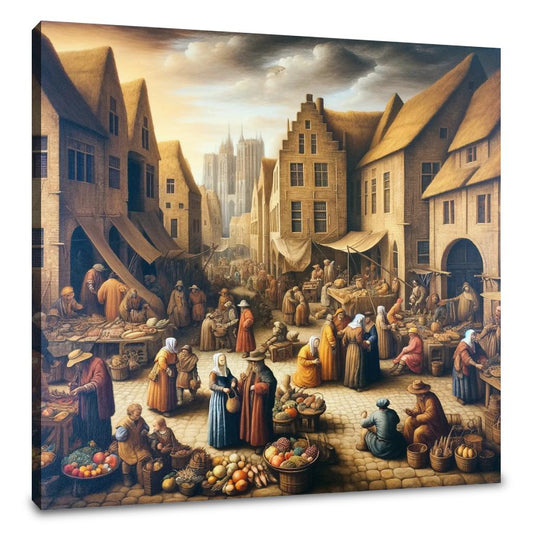 Market Day Canvas - Main Image
