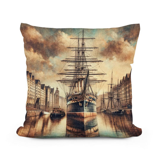 Bristol's Victorian Heritage Cotton Cushion - Main Image
