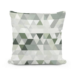 Nordic Triangle Harmony Cotton Cushion - Main Image