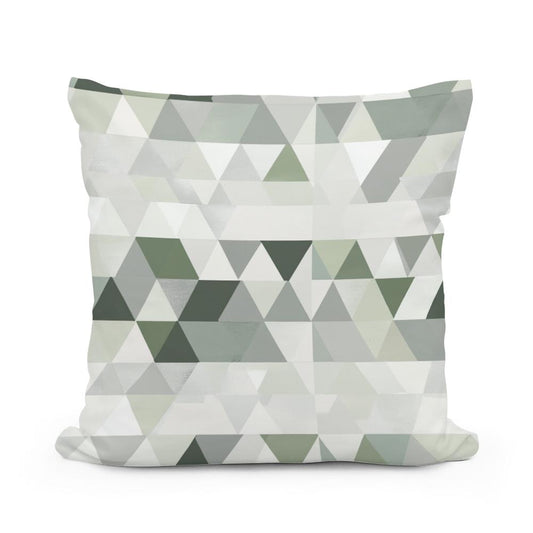 Nordic Triangle Harmony Cotton Cushion - Main Image