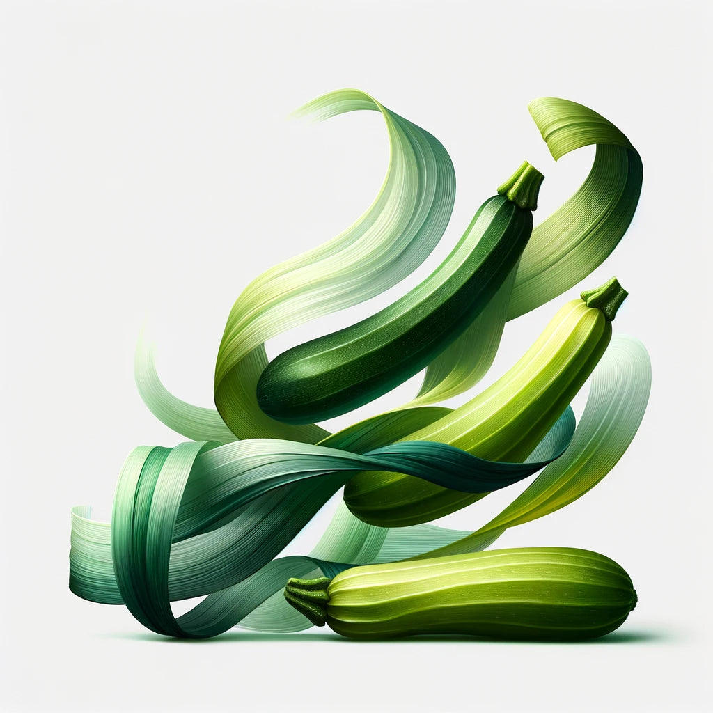 Zucchini Ribbons Canvas
