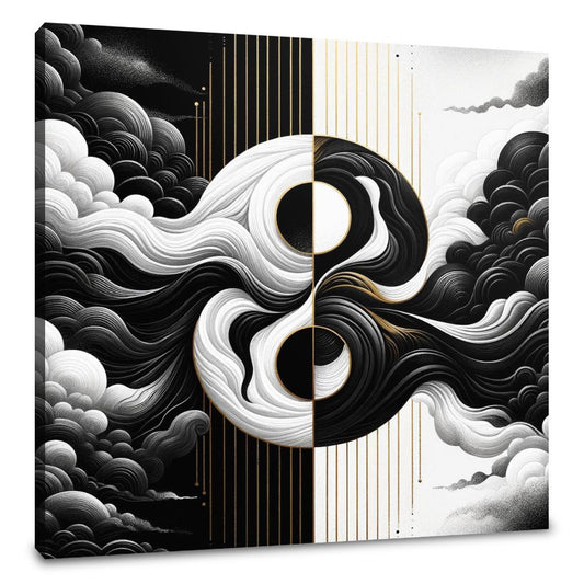 Harmony in Contrast Canvas - Main Image
