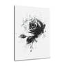 Monochrome Rose Elegance Canvas - Main Image