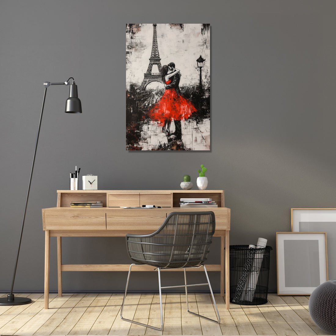 Eiffel Embrace Canvas - Secondary Image 5