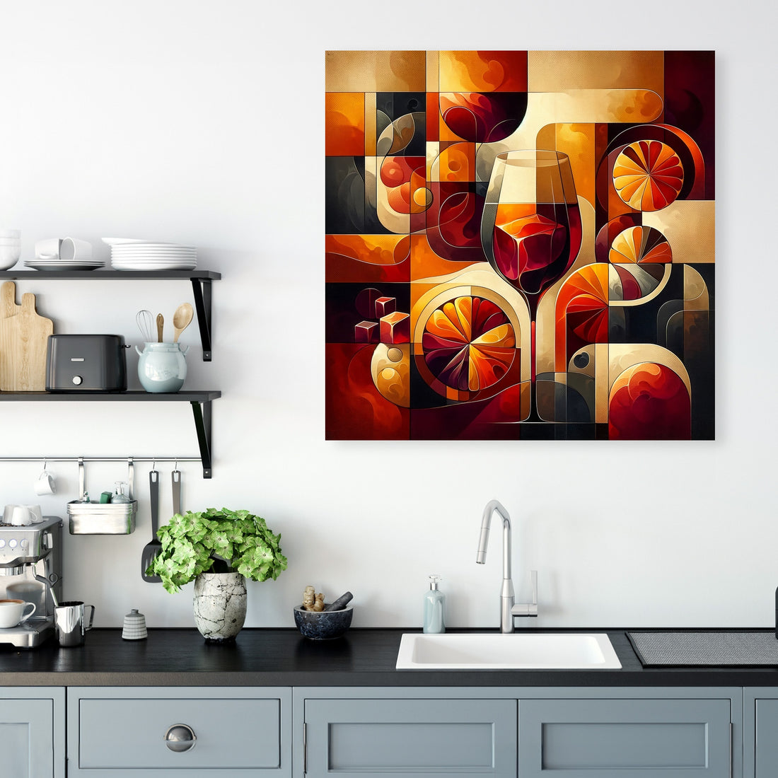 Aperitif Abstract Canvas - Secondary Image 3