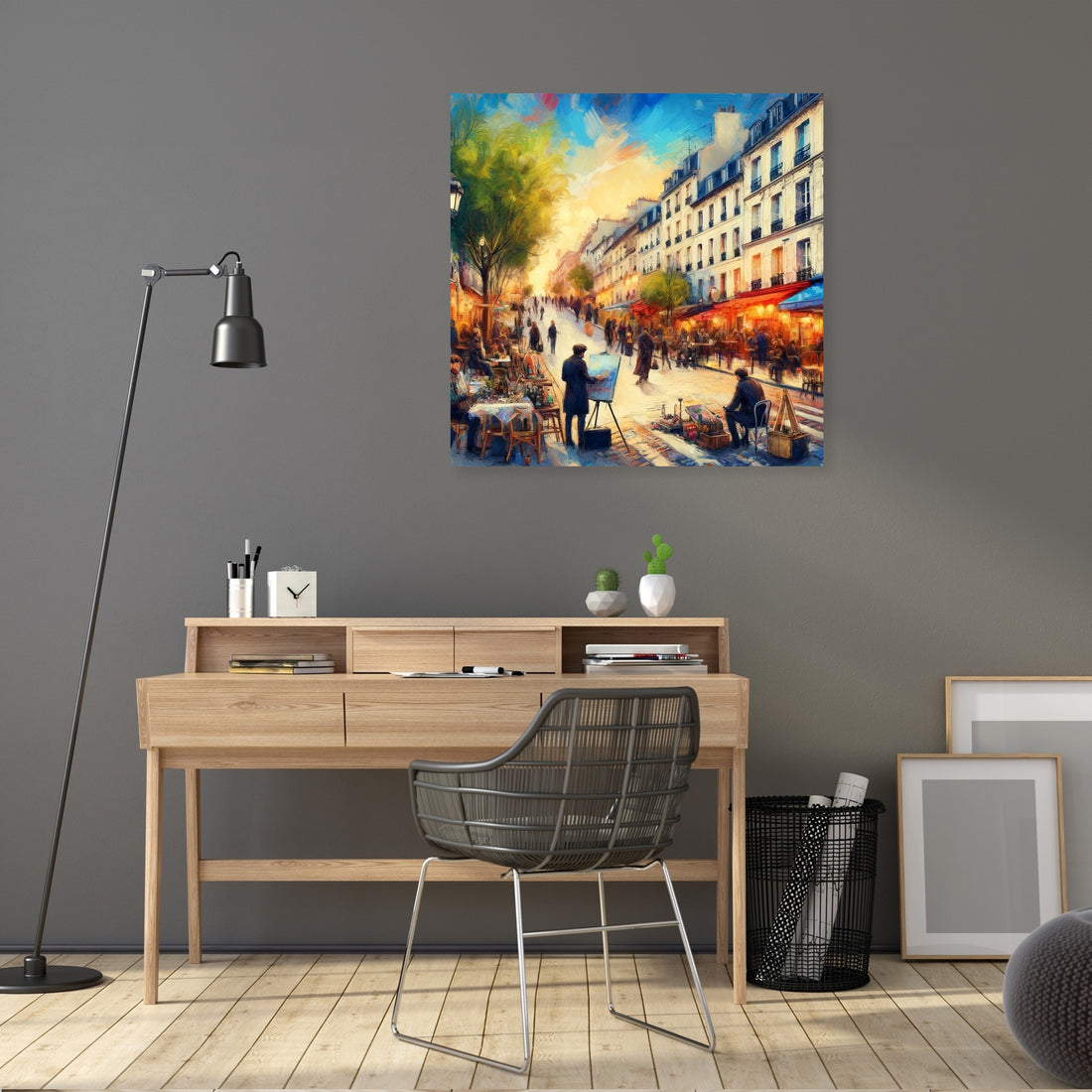 Morning Colors of Paris Montmartre Canvas - Secondary Image 5