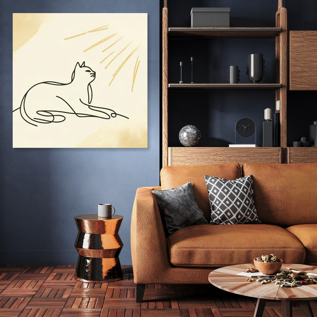 Sunlit Cat Canvas - Secondary Image 3