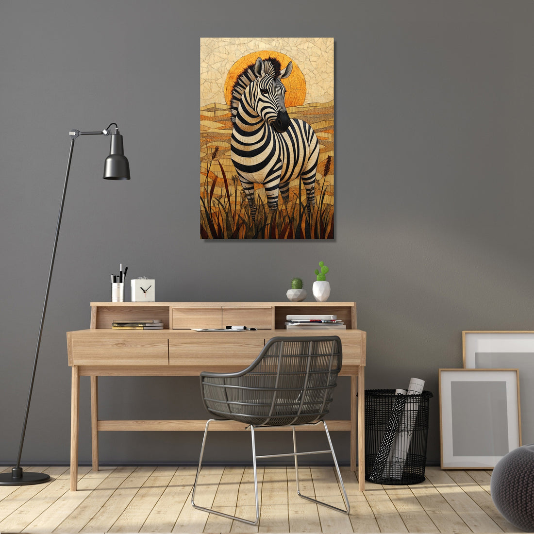 Zebra Elegance Canvas - Secondary Image 5