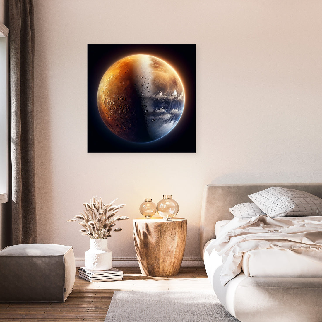 Mercury's Twilight Divide Canvas - Secondary Image 7