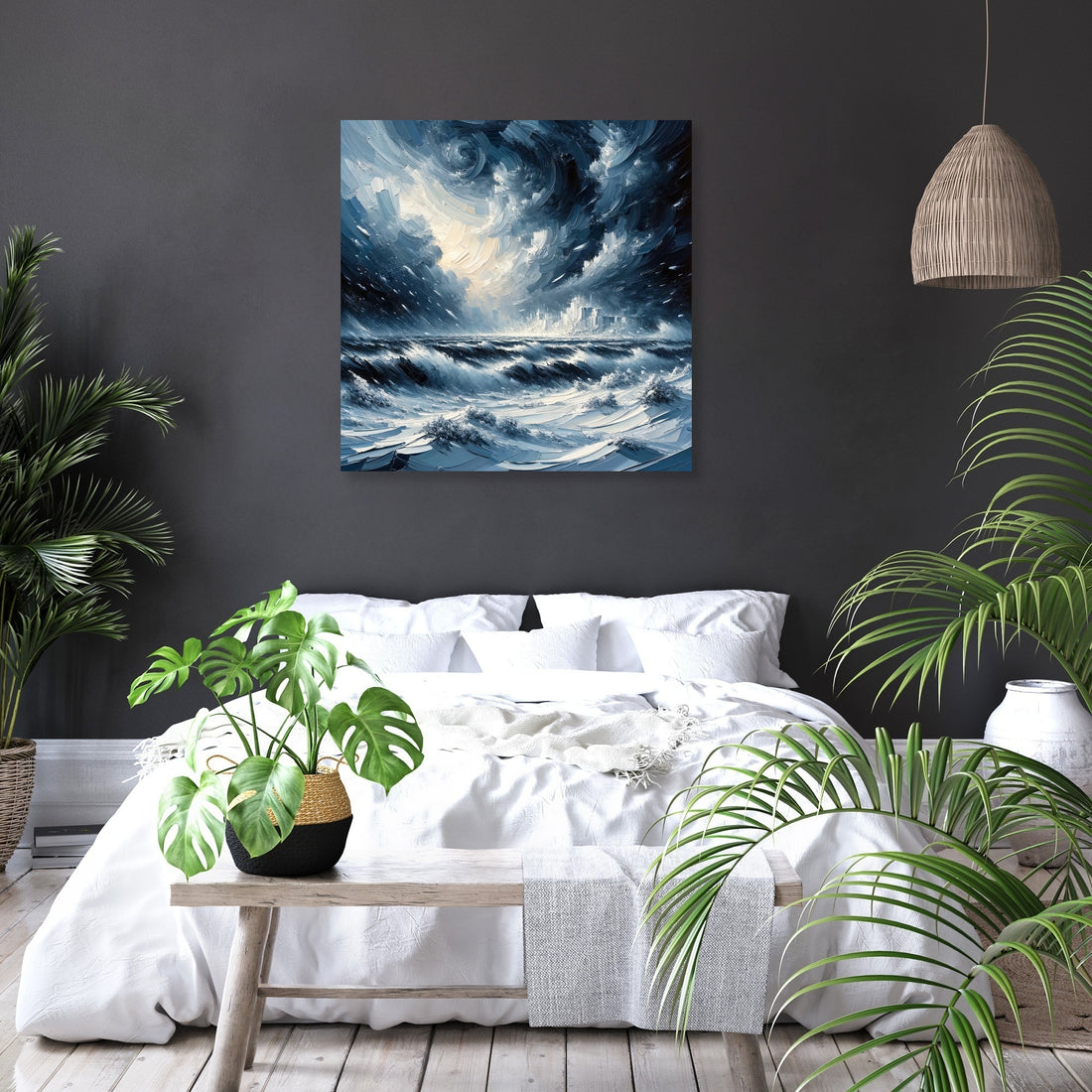 Winter's Fury Unleashed Canvas - Secondary Image 6