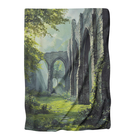 Kirkstall Abbey Morning Blanket - Main Image