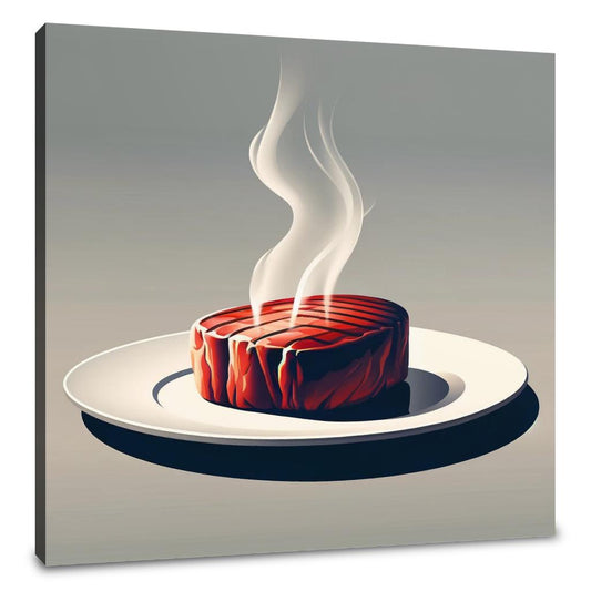 Sizzling Steak Serenity Canvas - Main Image