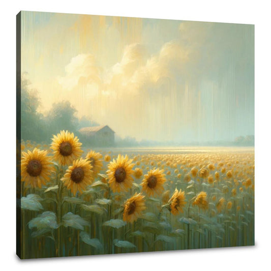 Sunflower Field Canvas - Main Image