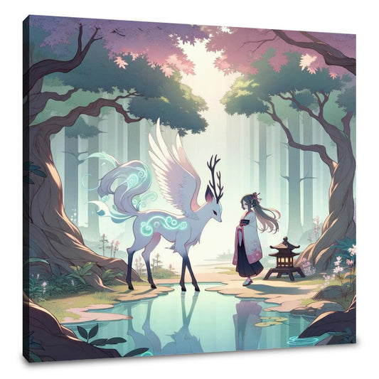Enchanted Forest Encounter Canvas - Main Image