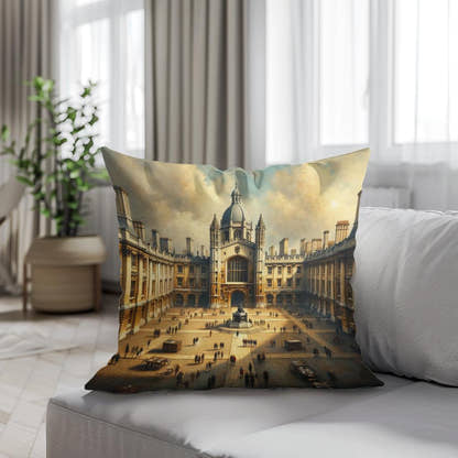 Cambridge Trinity Court Cotton Cushion - Secondary Image 4