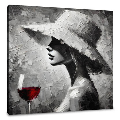 Red Wine Secrets Canvas - Main Image
