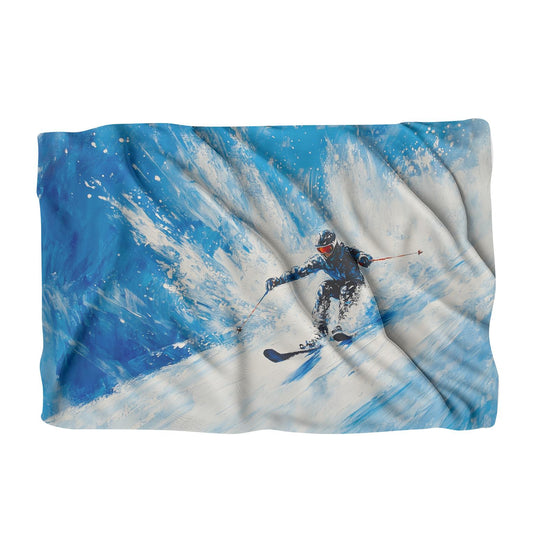 Skifahrer-Abfahrtsdecke