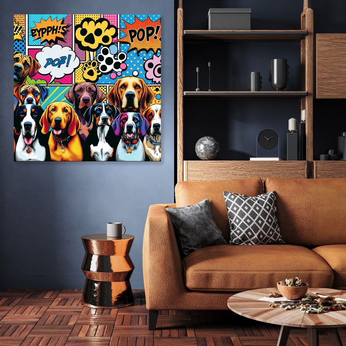 Pop Paws Parade Canvas - Secondary Image 3