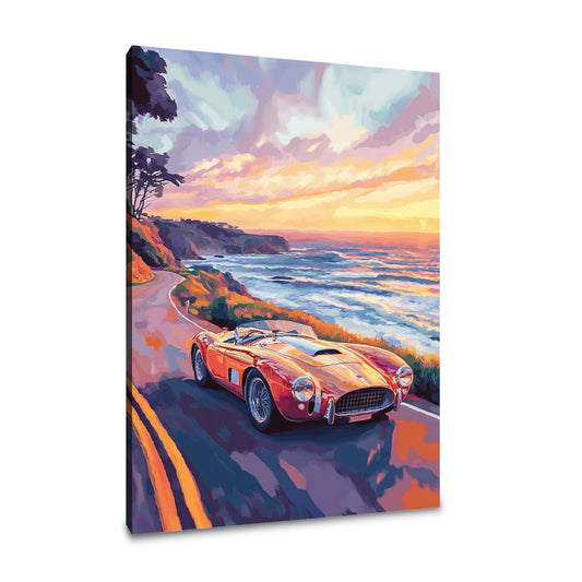 Vintage Sports Car Canvas - Main Image