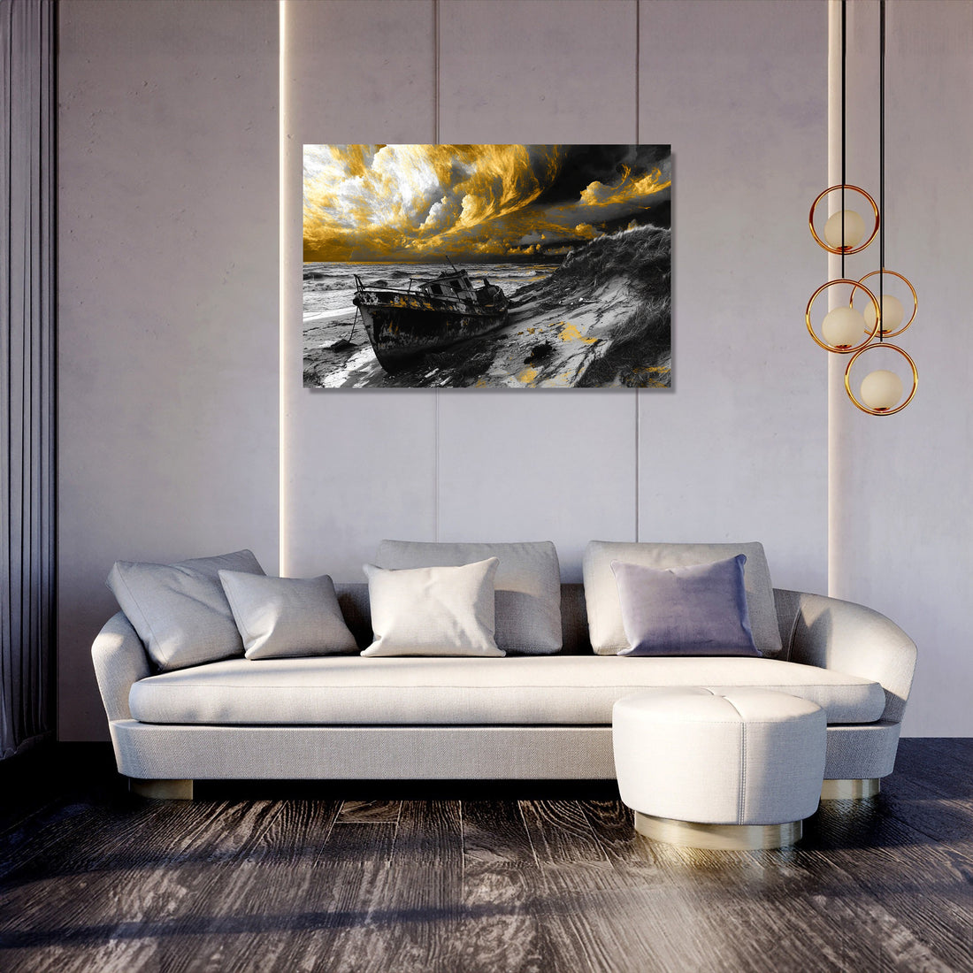 Emotional Seascape Canvas - Secondary Image
