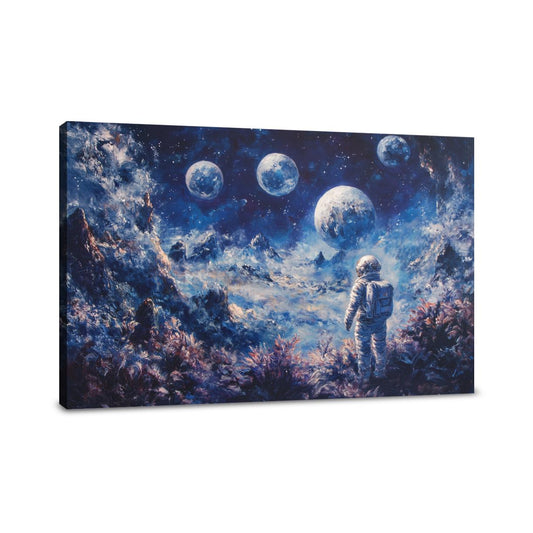 Astronaut's Longing Canvas - Main Image